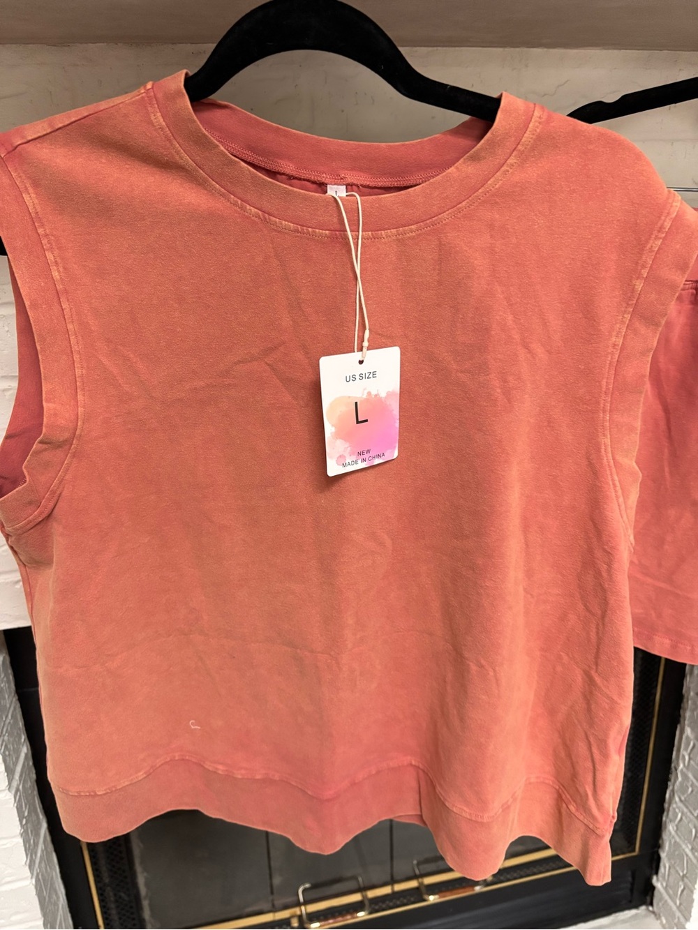 Amazon Womens Muscle Tee Set in Dusty Orange - Picture 3 of 7